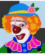 pepita Needlepoint Canvas: Up Clown, 10&quot; x 12&quot; - £60.94 GBP