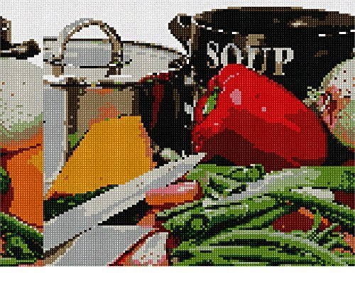 Primary image for pepita Needlepoint Canvas: Cooking, 12" x 8"