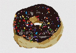 pepita Chocolate Donut Needlepoint Canvas - £36.66 GBP