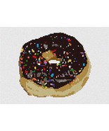 pepita Chocolate Donut Needlepoint Canvas - £37.08 GBP