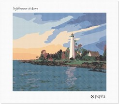 pepita Needlepoint Canvas: Lighthouse at Dawn, 12&quot; x 10&quot; - £63.80 GBP