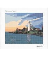 pepita Needlepoint Canvas: Lighthouse at Dawn, 12&quot; x 10&quot; - £63.94 GBP
