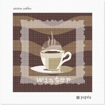pepita Needlepoint Canvas: Winter Coffee, 10&quot; x 10&quot; - £57.42 GBP