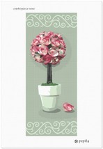pepita Centerpiece Rose Needlepoint Canvas - $104.00