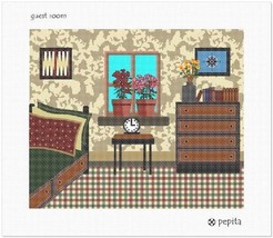 pepita Guest Bedroom Needlepoint Canvas - £63.20 GBP