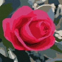 Pointseller Rose Needlepoint Canvas - $72.00
