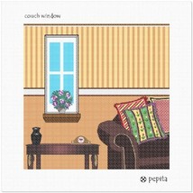 pepita Couch Window Needlepoint Canvas - $72.00