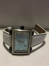 Montres De Luxe 16:9 estremo white Quartz blue Dial Watch new - £138.79 GBP