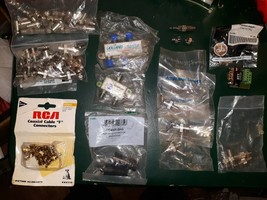 20AA58 ASSORTED BNC &amp; COAX CONNECTORS, VERY GOOD CONDITION - $46.31