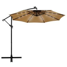 LeisureMod Willry Modern Outdoor 10 Ft Offset Cantilever Hanging Patio Umbrella  - £223.17 GBP