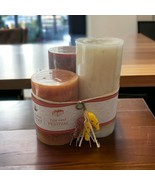 DW Home 3pc Pillar Set Farmhouse Spice Autumn Sunset Set 2.75&quot; x 6&quot; x 5&quot;... - $740.09 MXN