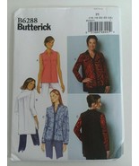 Butterick B6288 F5 Misses Shirts 3 Sleeve Lengths Sewing Pattern Sz 16-2... - £5.67 GBP