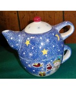 Holiday Ceramic Tea For One / Coco Pot Set - Studio Nova - £5.49 GBP