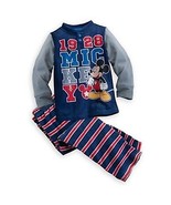 Disney Store Mickey Mouse 2 Piece Pajama Set Sz 2T - $35.54 CAD