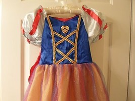 Rare Disney Store Princess Snow White Costume Dress Sz 6-6X - HTF - £31.63 GBP
