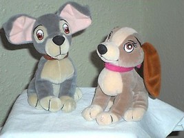 Disney Lady &amp; the Tramp Mini Plush Stuffed Animals - £11.98 GBP