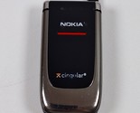 Nokia 6061 Black/Silver Flip Phone (Cingular) - £23.69 GBP