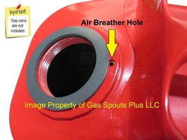 RUBBER VITON GASKET Jerry Gas Can *SPOUT GASKET* Civillian Blitz MILITAR... - $6.54