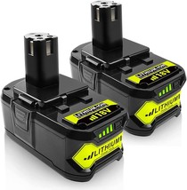 Lumsing 2Pack 7.0 Ah P108 Lithium Replacement For, Without Ryobi Battery Charger - £56.30 GBP