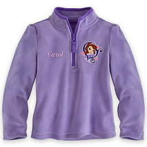 Disney Store Exclusive Sofia the First Purple Fleece Jacket - Child Sz 2/3 - £15.97 GBP