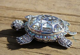 HAUNTED LUCKY 10X SPELL CAST MILLIONAIRE&#39;S DIAMOND TURTLE BROOCH PENDANT  - £62.16 GBP