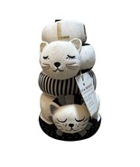 Pottery Barn Kids The Emily &amp; Meritt Kitty &amp; Lion Stacker New with tags - $33.83 CAD