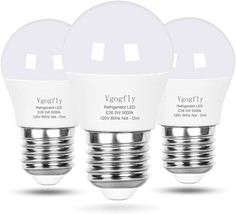 Vgogfly Led Refrigerator Light Bulb 40W Equivalent 120V A15, Daylight 3 ... - £29.52 GBP