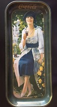 Coca Cola 1921 Advertisement Tray 1973 ISSUE 8.5&quot; X 19&quot; Promotional Vintage - $15.99
