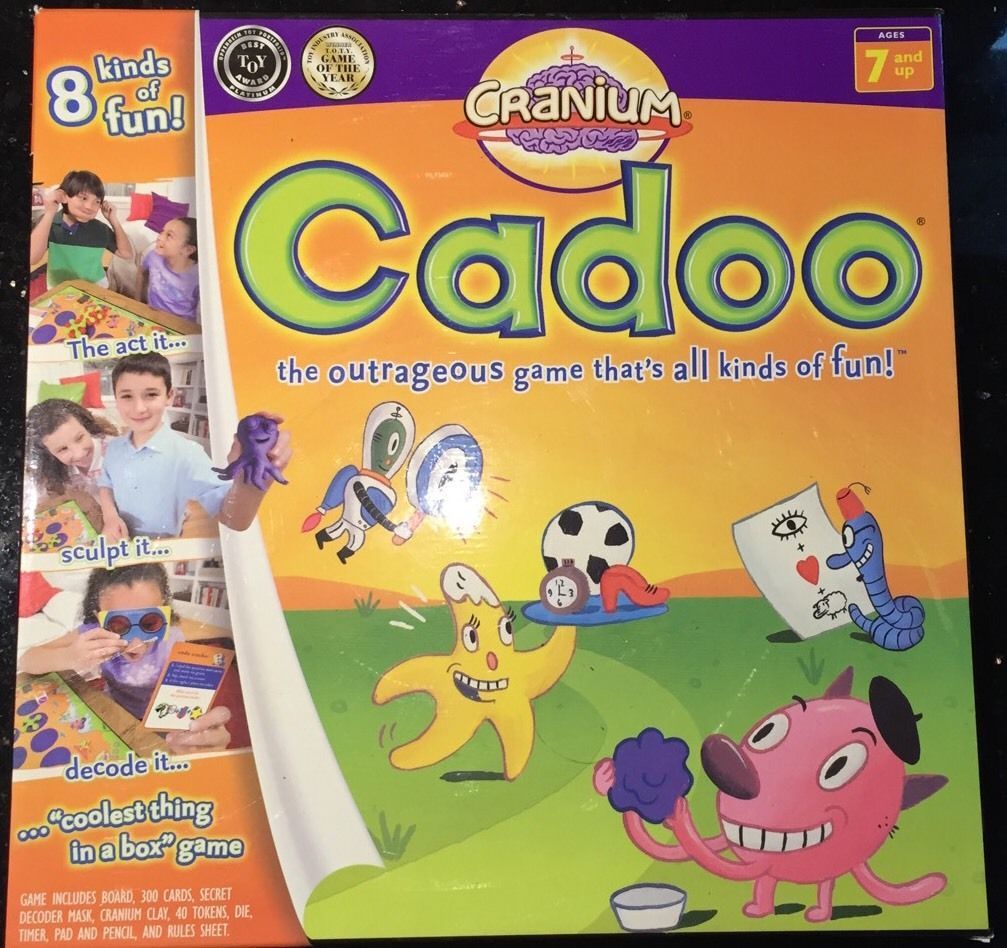 Cranium Cadoo Family Board Game Ages 7 and up Educational FUN for the Family - $14.99