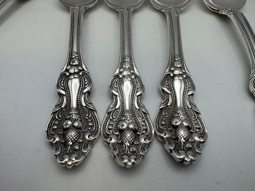 Set of 5 Reed & Barton Silverplate KING FRANCIS Teaspoons Item image 2