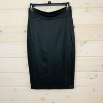 Simlu Women&#39;s Sz M Black Sexy Faux Leather Pencil Skirt NWOT MSRP $49.99 - £12.85 GBP