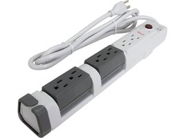 Rosewill RHSP-13009 180 Degree 6 Outlet Rotating Power Strip with Ground... - $22.09
