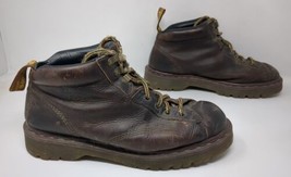 Vintage Dr Martens Ankle Boots UK 9 US Women 11 Men 10 Brown Chunky ENGL... - £54.17 GBP