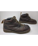 Vintage Dr Martens Ankle Boots UK 9 US Women 11 Men 10 Brown Chunky ENGL... - £54.48 GBP