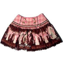 Angelic Pretty Chess Chocolate Skirt in Pink Lolita Fashion - £253.79 GBP