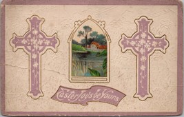 Easter Joys be Yours Vintage Embossed Postcard PC548 - £7.16 GBP