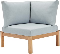 Freeport Corner Chair, Natural Light Blue, Modway Eei-3694-Nat-Lbu - £298.55 GBP