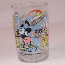 Vintage Disney Anniversary Glass 100 Years Magic Cup Steamboat McDonalds... - $11.64