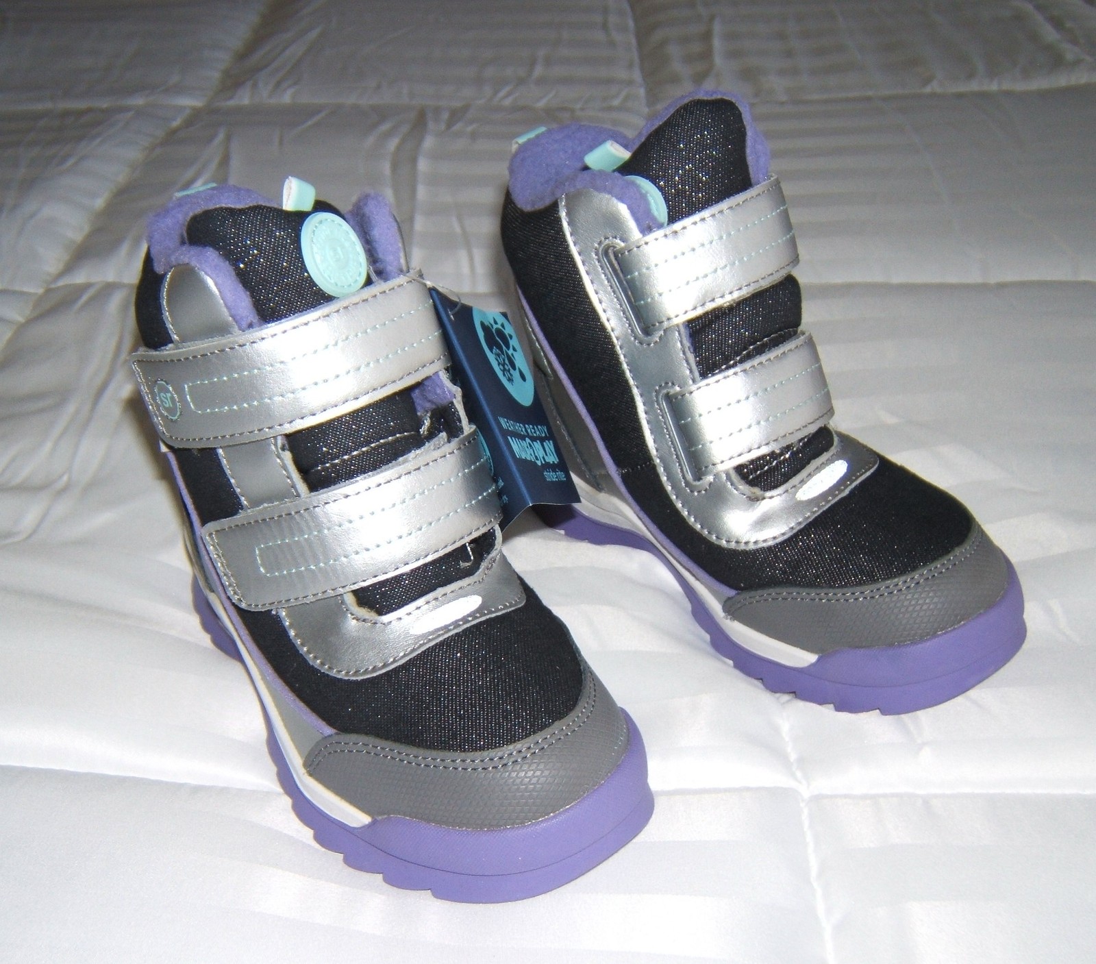 Primary image for Stride Rite Girls M2P Everest Snow Boots Size 11 M Purple Black Silver