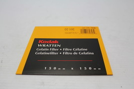 Kodak 170 7439  Wratten Filter 150MM 6" SQ Gel Filter CC10C New - $64.34