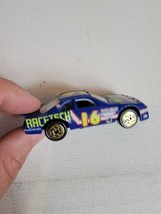 1990s Matchbox Ford Thunderbird Racetech Radios Nascar 1993 Blue #16 - $8.81