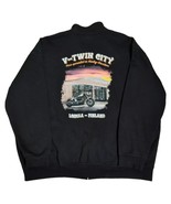Harley Davidson 4xl Black  Hooded Sweatshirt VTwin  Biker Motorcycle Hog... - $22.10