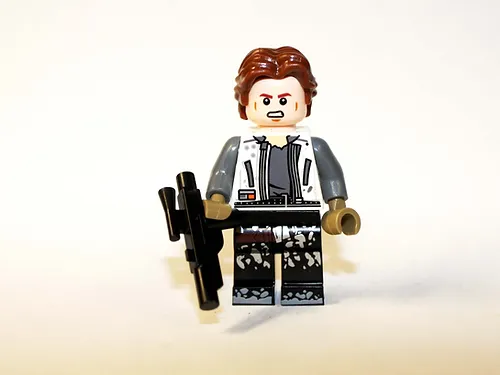 NBTGift Han Solo White Vest Star Wars Solo Movie Custom Toys Minifigure ... - £4.73 GBP