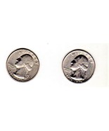 U S Coin -Washington Quarters 1776 - 1976 Bicentenial Plaine &amp; D mint Mark - $224.94 MXN