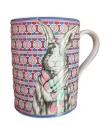 2 set Williams Sonoma Cozy Bunny w/Scarf 18oz Tea Coffee Mug Cup Cute - £22.30 GBP