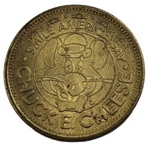 VTG Chuck E Cheese Token 1984 In Pizza We Trust Pizza Smile America 25 Cent Coin - £3.93 GBP