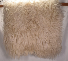 Genuine Lambskin Rug Hide Ivory 40.5&quot; x 31&quot; - $99.00