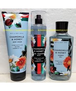 Chamomile Honey Bath and Body Works Fragrance Mist Body Cream Shower Gel - £36.13 GBP