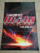 MISSION IMPOSSIBLE III (M:I:III) - MOVIE POSTER - ADVANCE MATCH STRIKE - $21.00