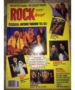ROCKbeat Magazine - 1990 - NOVEMBER - POISON-slaughter-Aerosmith-Faith N... - £10.22 GBP